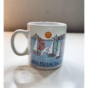 San Francisco Coffee Mug SNCO Golden Gate Bridge  Vintage ?